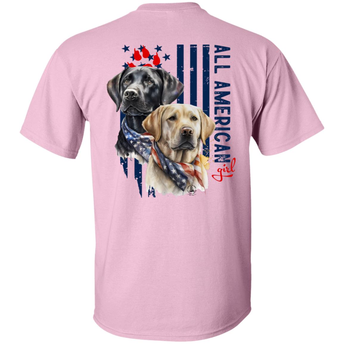 All American Girl Short Sleeve Labrador Retrievers