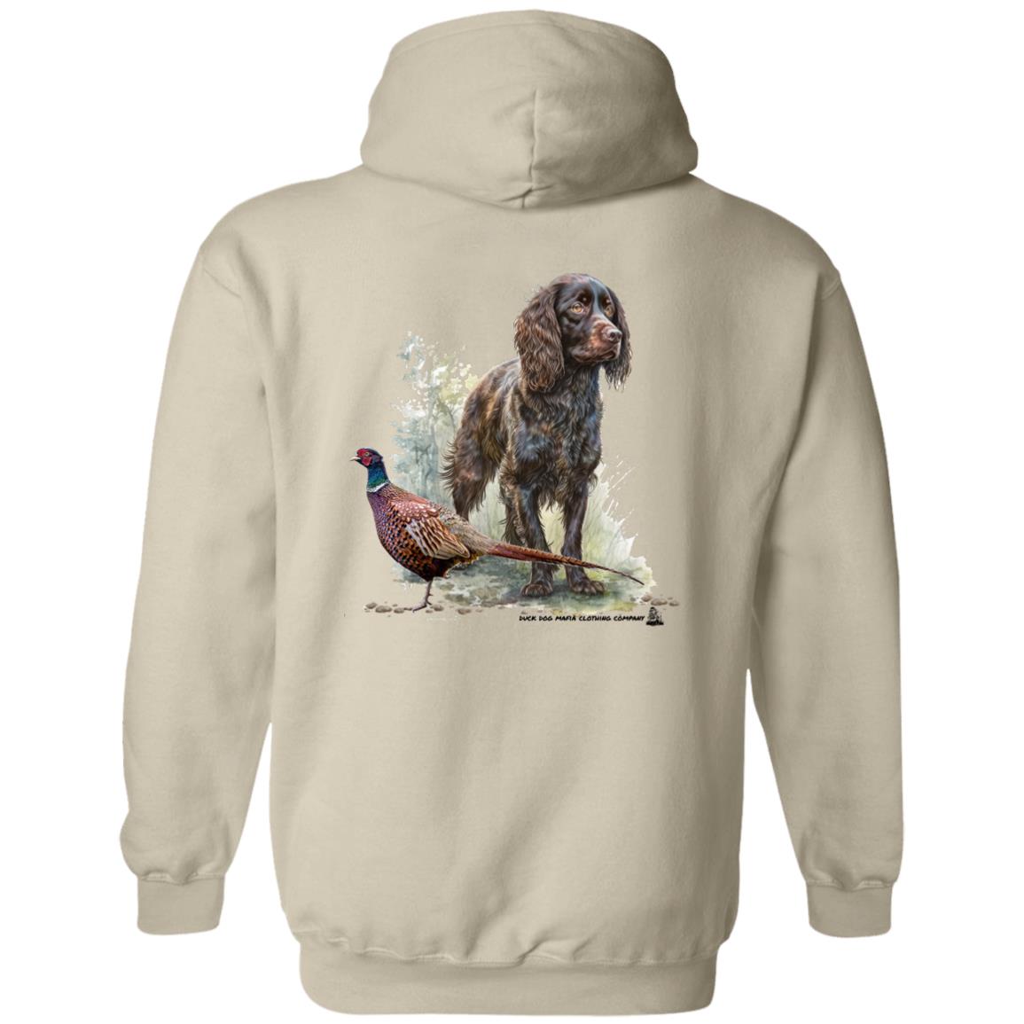 Boykin Spaniel and Pheasant