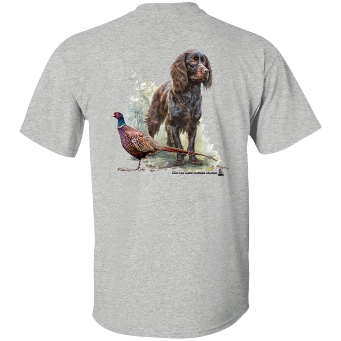 Boykin Spaniel and Pheasant
