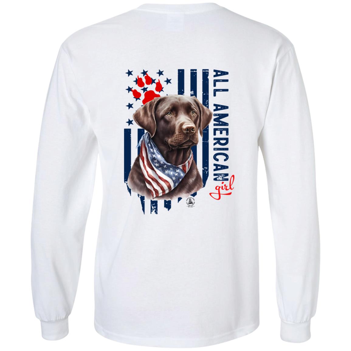 All American Girl Long Sleeve Chocolate Lab