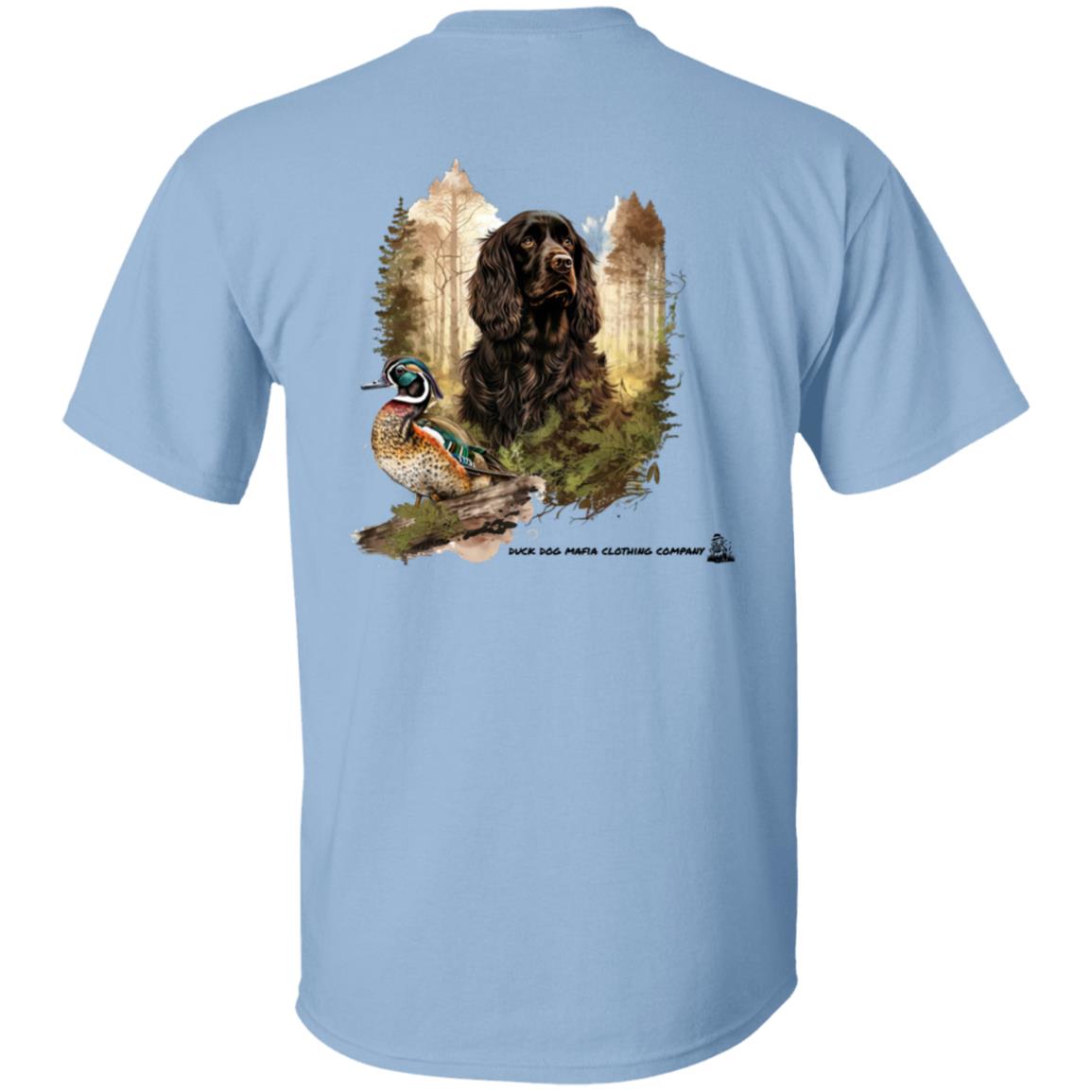 Boykin Spaniel and Wood Duck