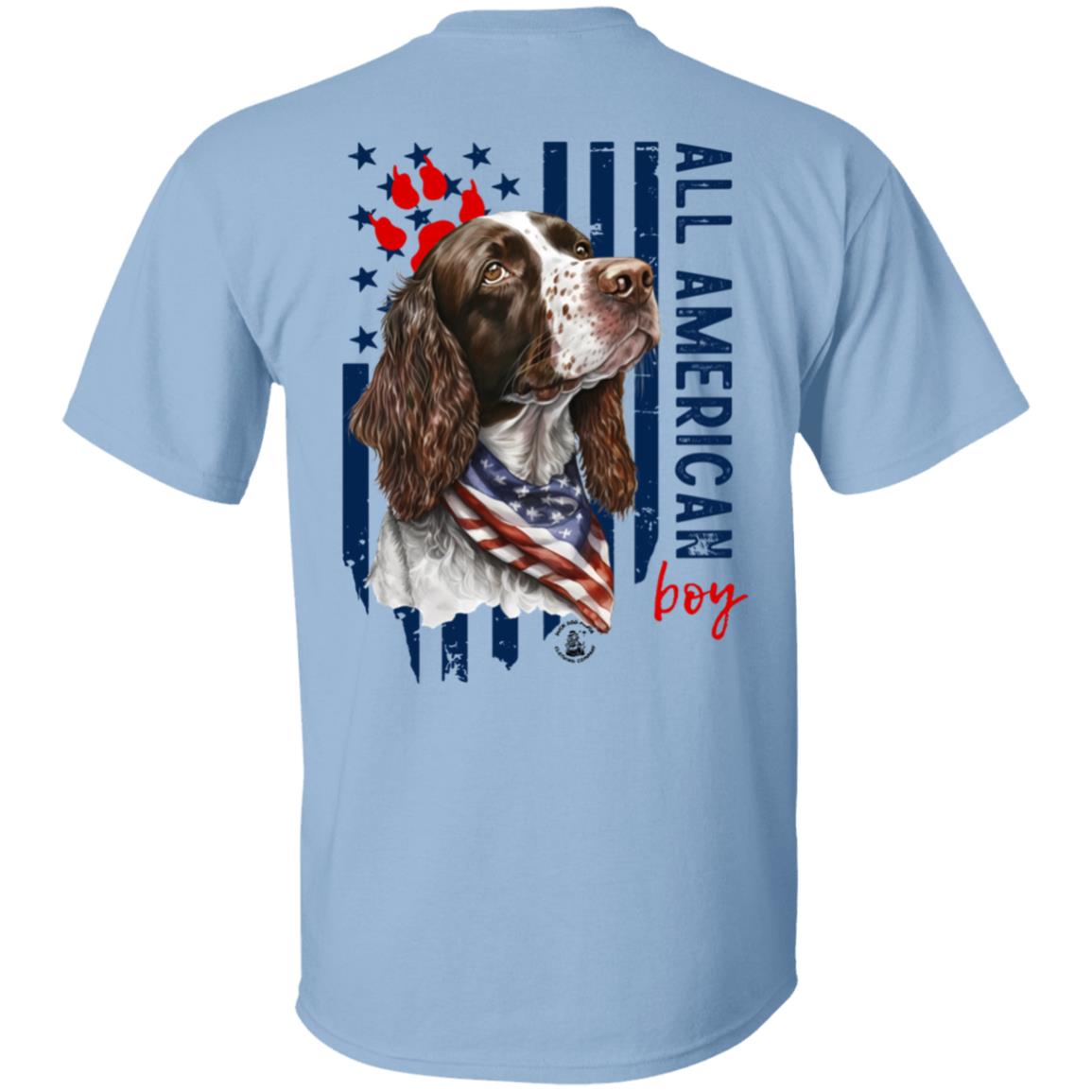 All American Boy Short Sleeve Springer Spaniel