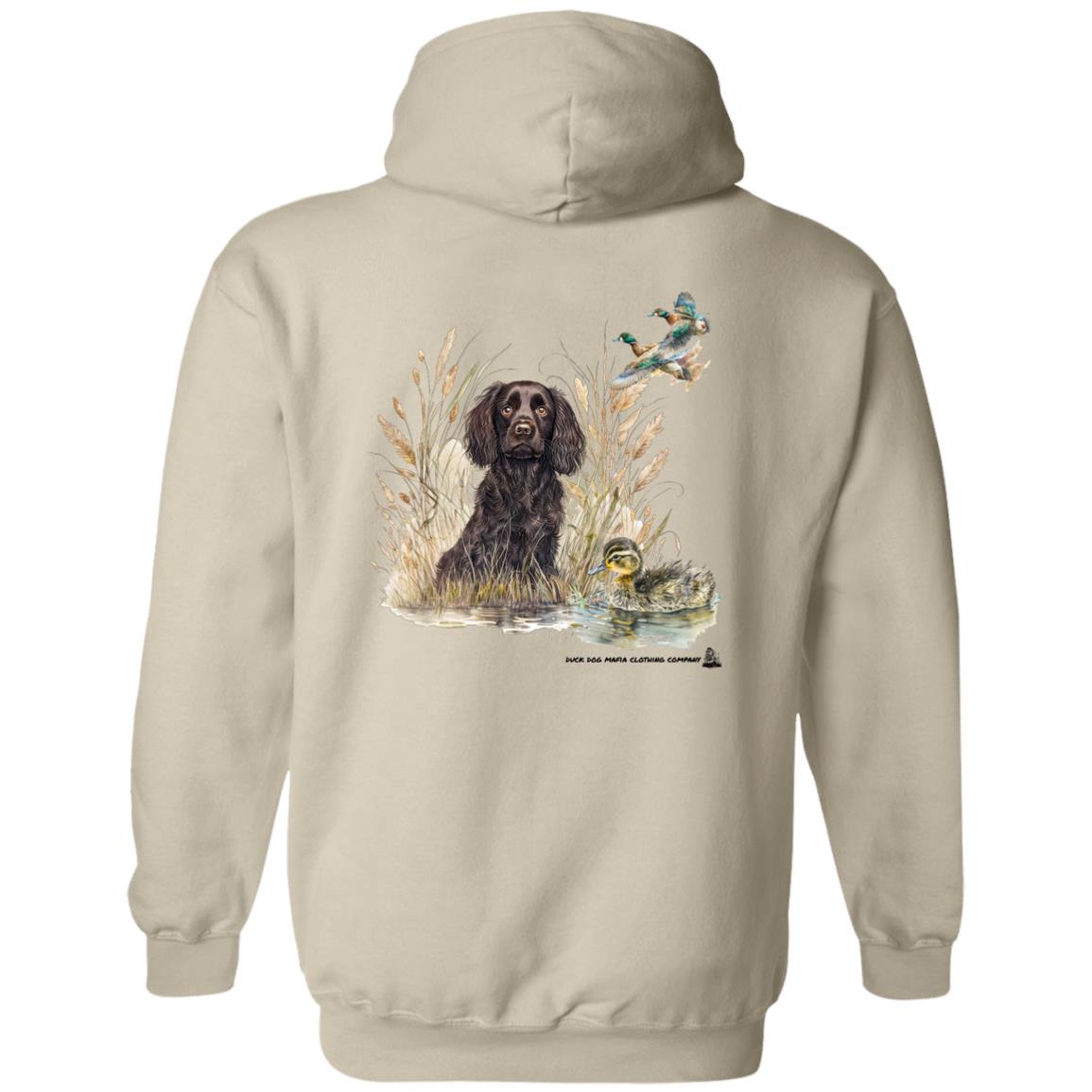 Boykin Spaniel Puppy and Baby Duck