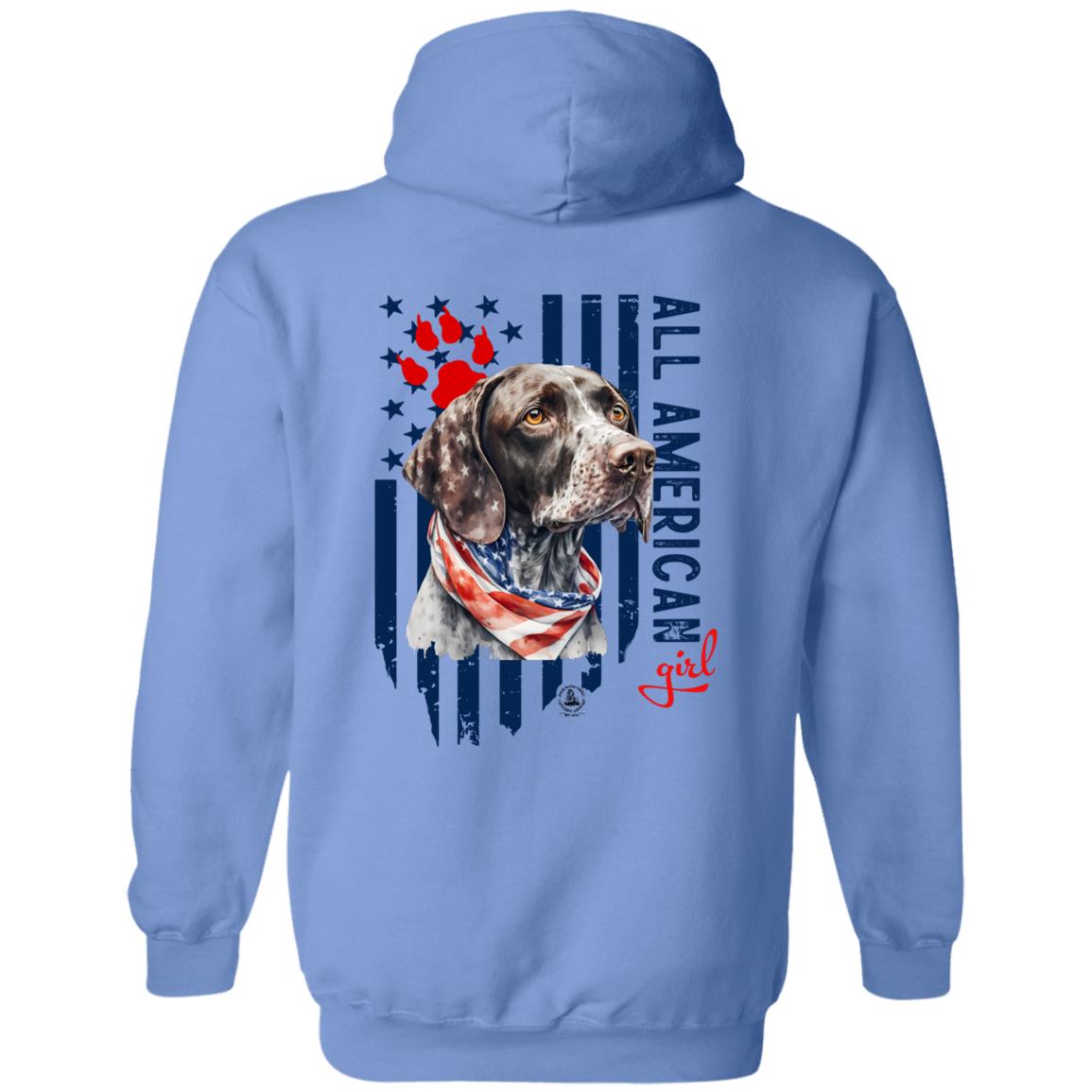 All American Girl Short Hair Pointer Hoodie