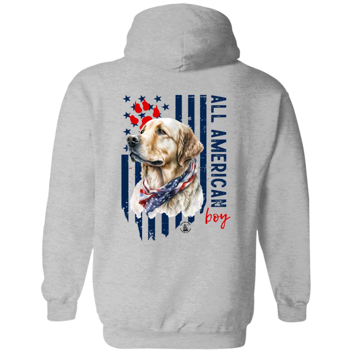 All American Boy Hoodie Yellow Lab