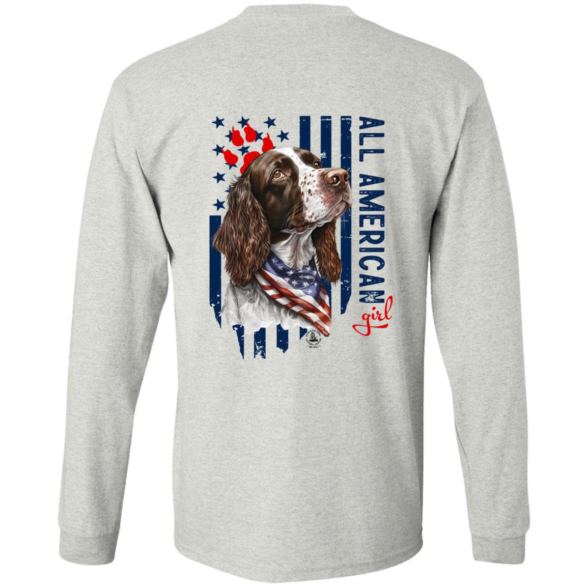 All American Girl Long Sleeve Springer Spaniel