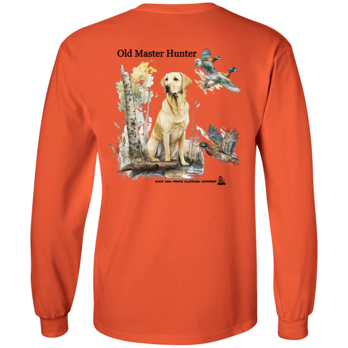 Old Master Hunter Yellow Lab Long Sleeve T-Shirt