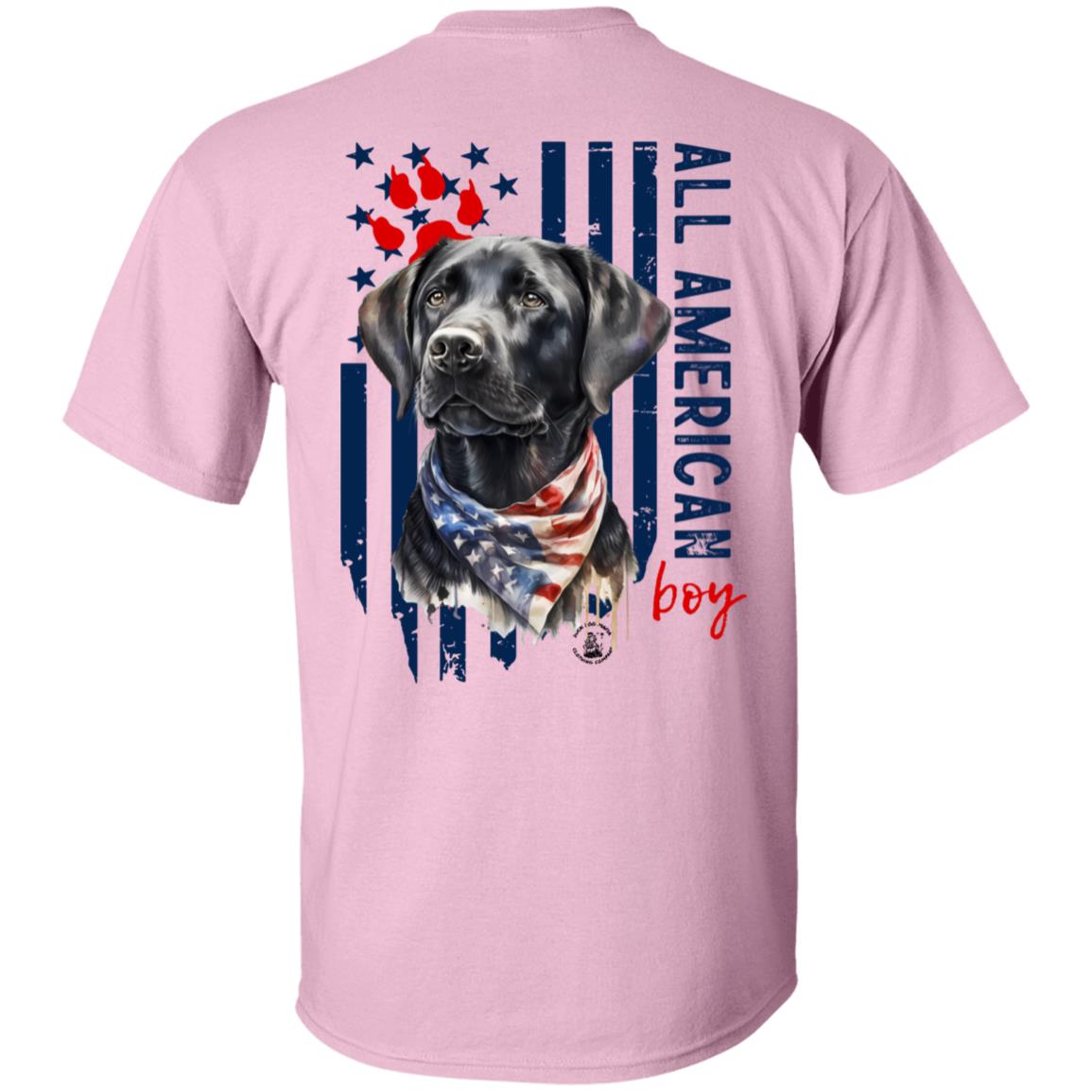 All American Boy Short Sleeve Black Lab