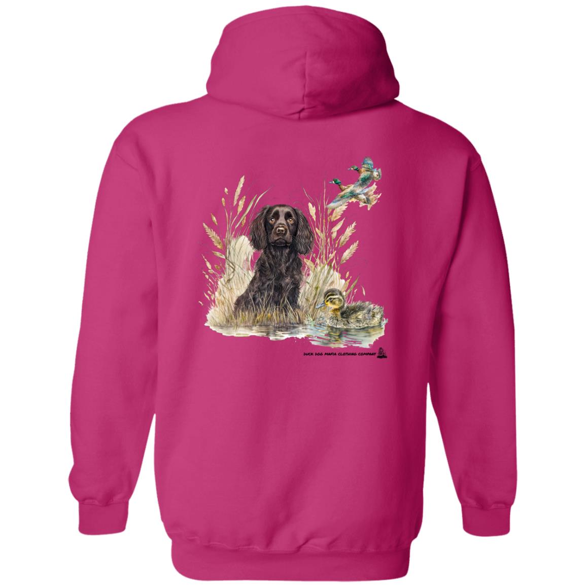Boykin Spaniel Puppy and Baby Duck