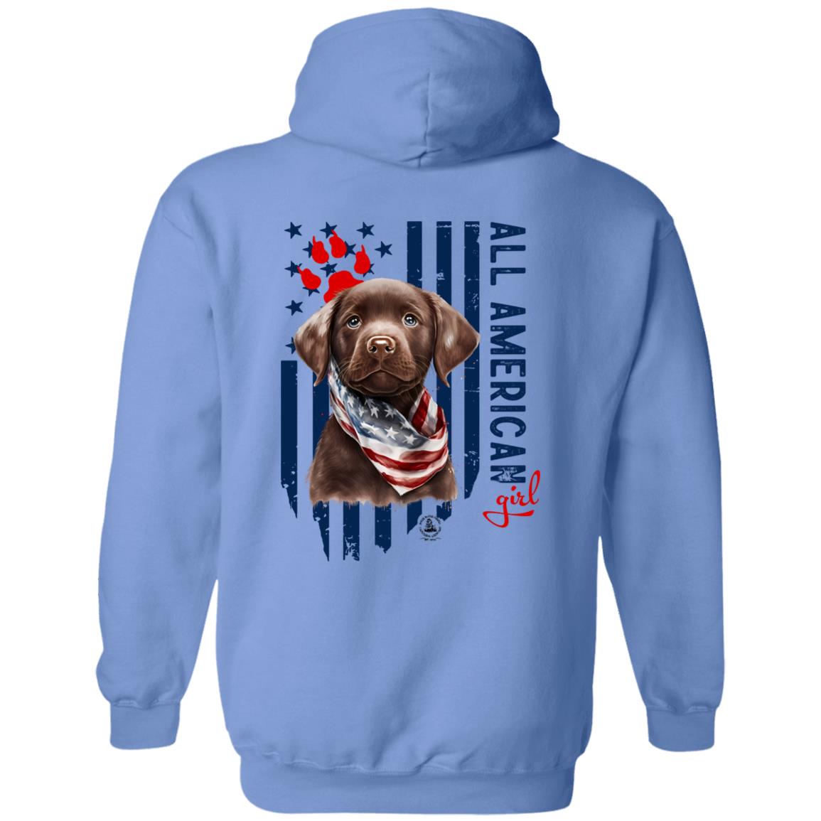 All American Girl Chocolate Puppy Hoodie