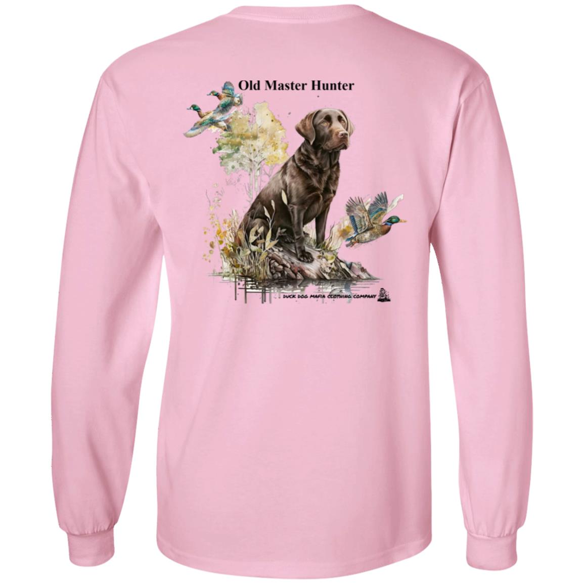 Old Master Hunter Chocolate Lab Long Sleeve T-Shirt
