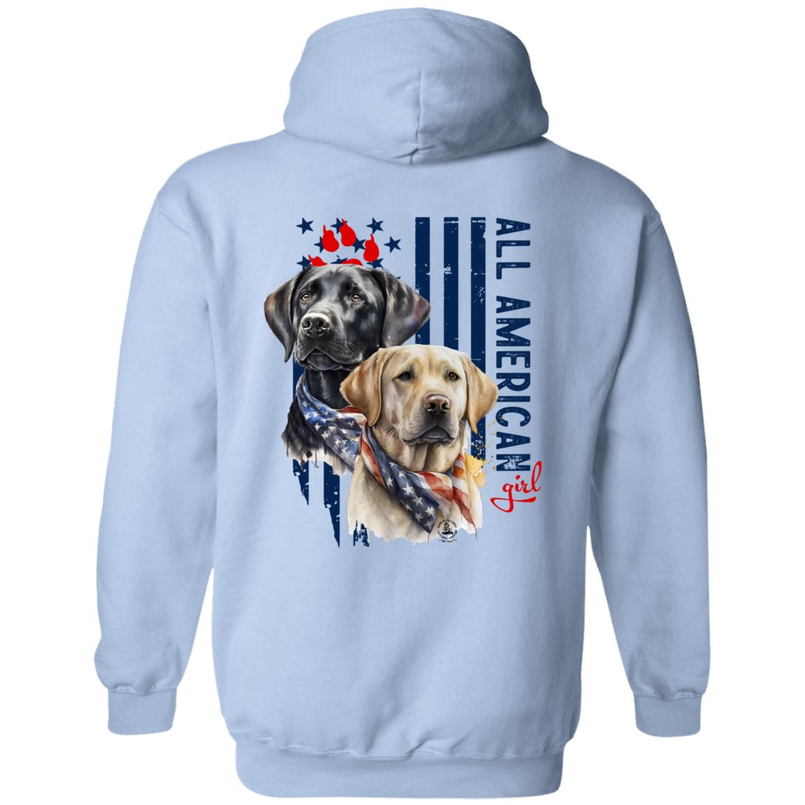 All American Girl Labrador Retrievers Hoodie