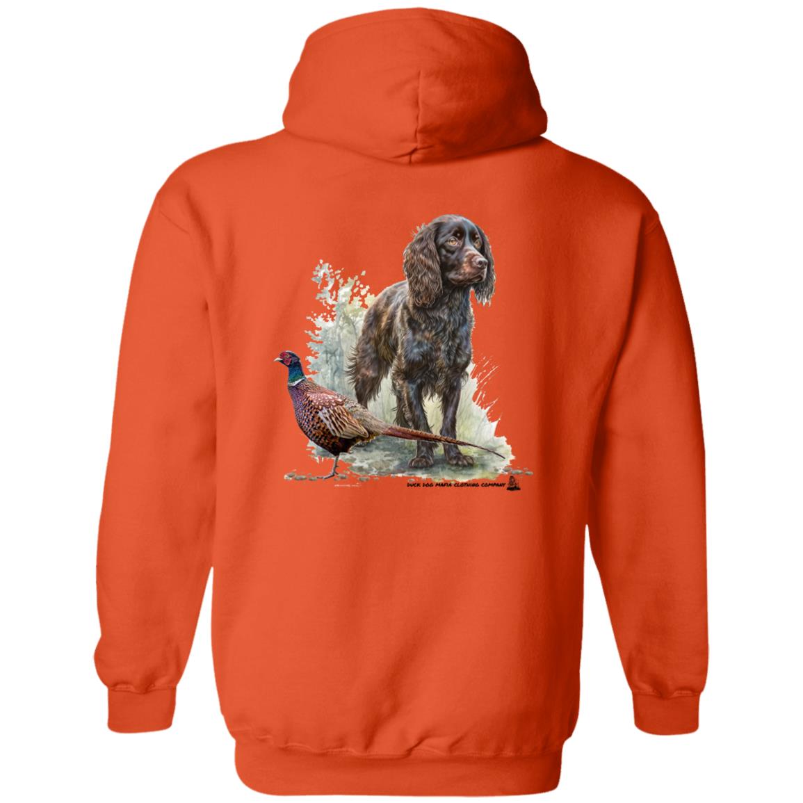 Boykin Spaniel and Pheasant