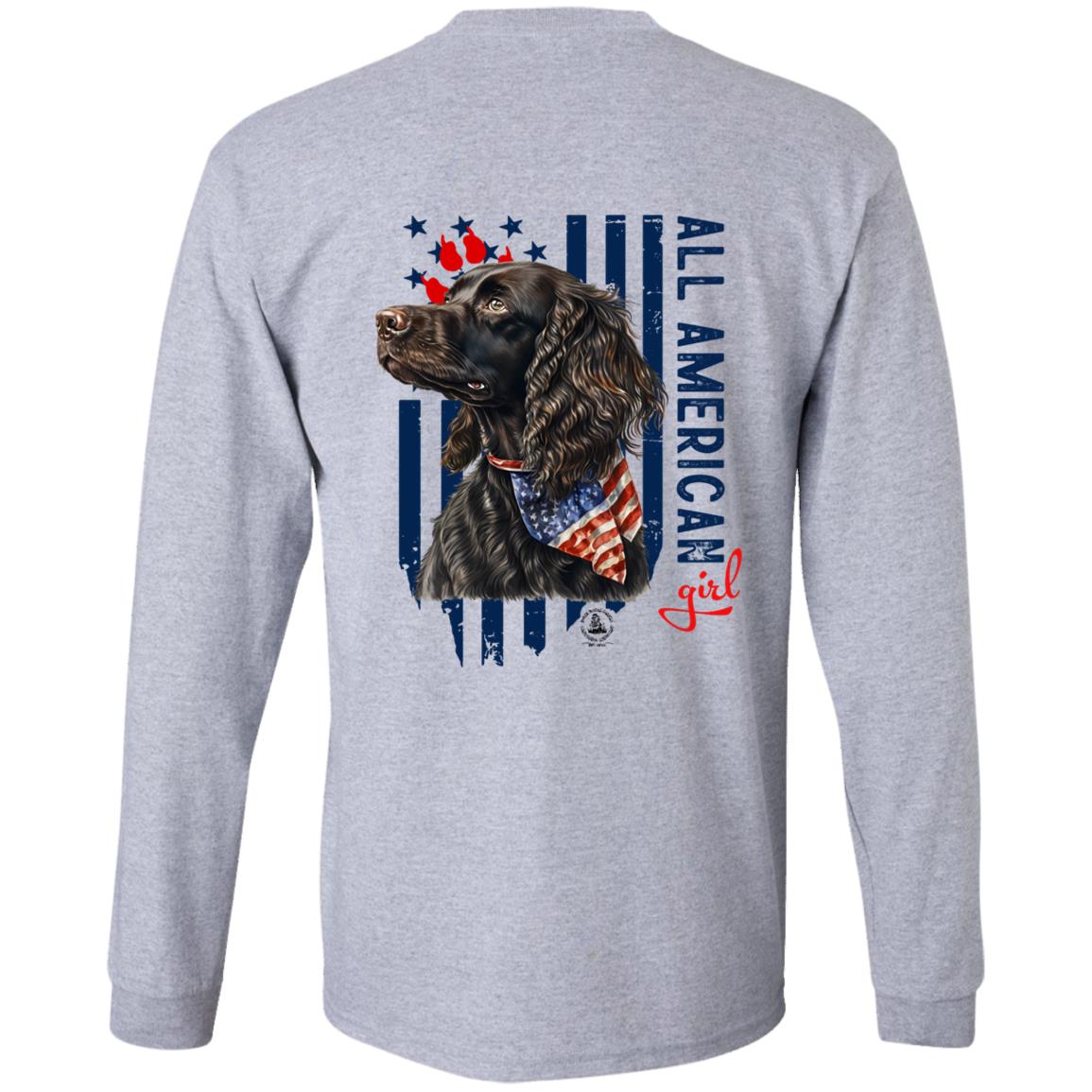 All American Long Sleeve Girl Boykin Spaniel
