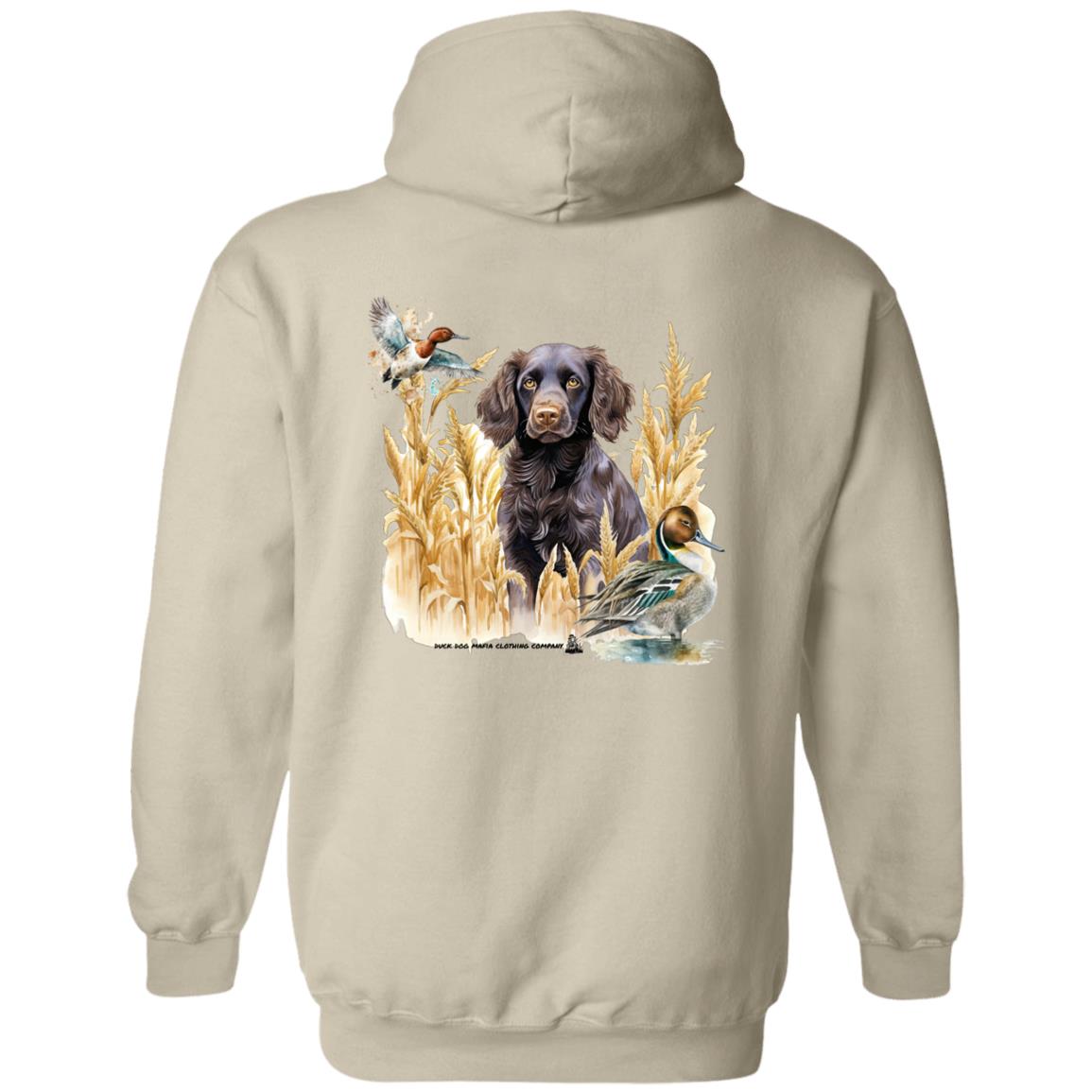Boykin Spaniel and Pheasant