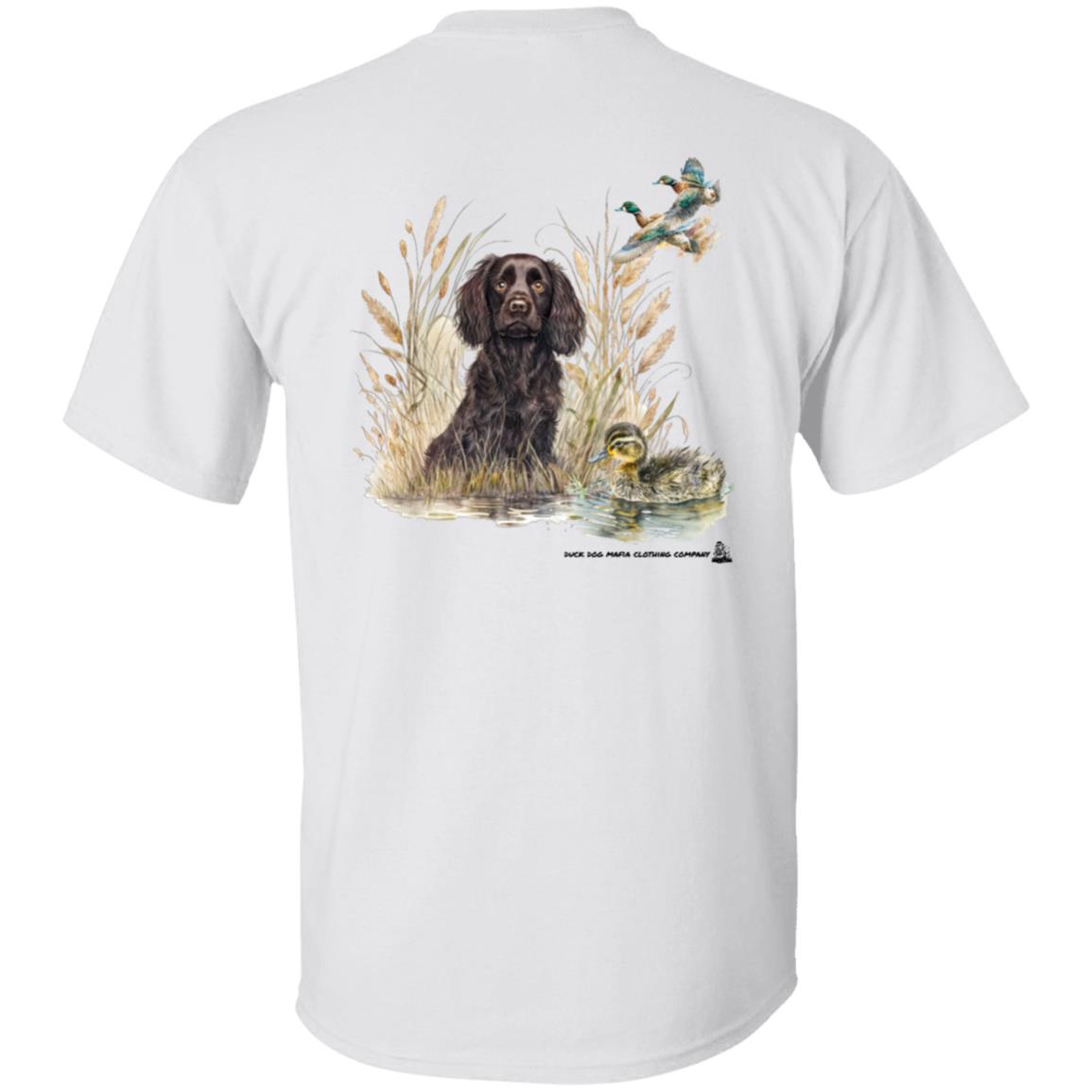 Boykin Spaniel Puppy and Baby Duck