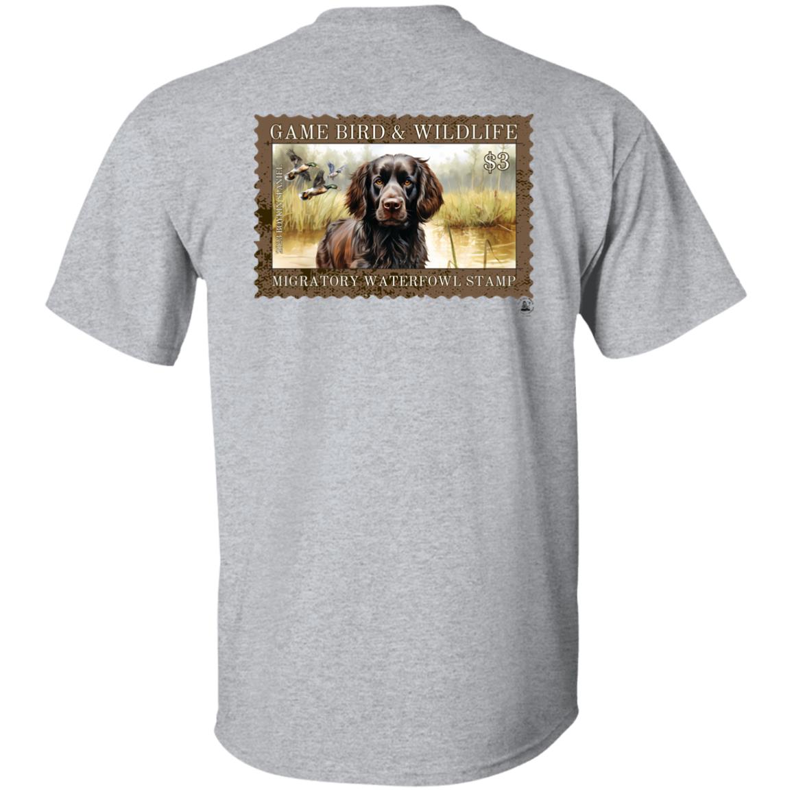 Boykin Spaniel Migratory Waterfowl Stamp Short Sleeve