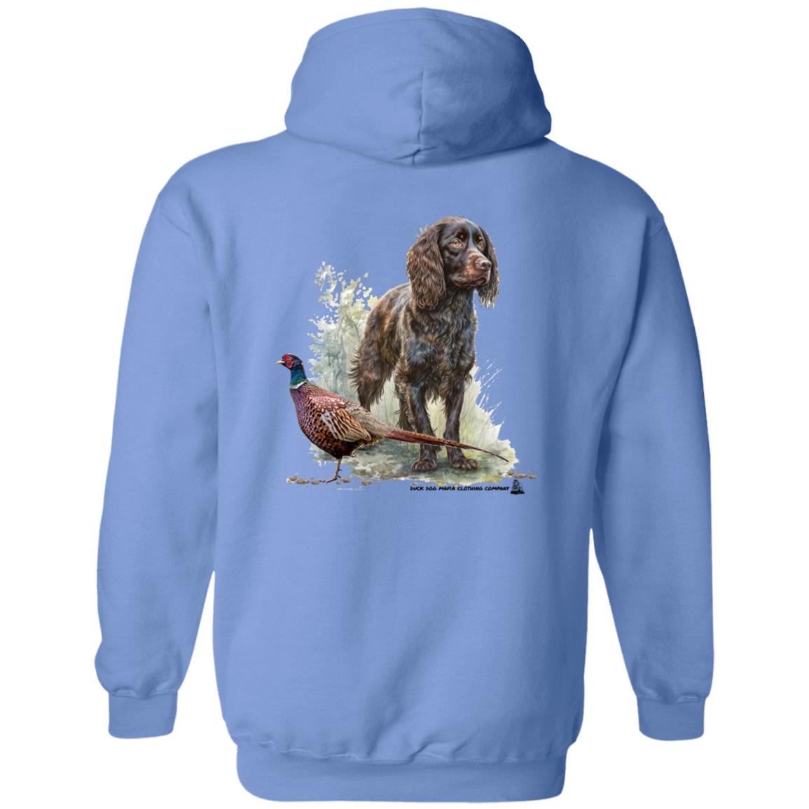 Boykin Spaniel and Pheasant