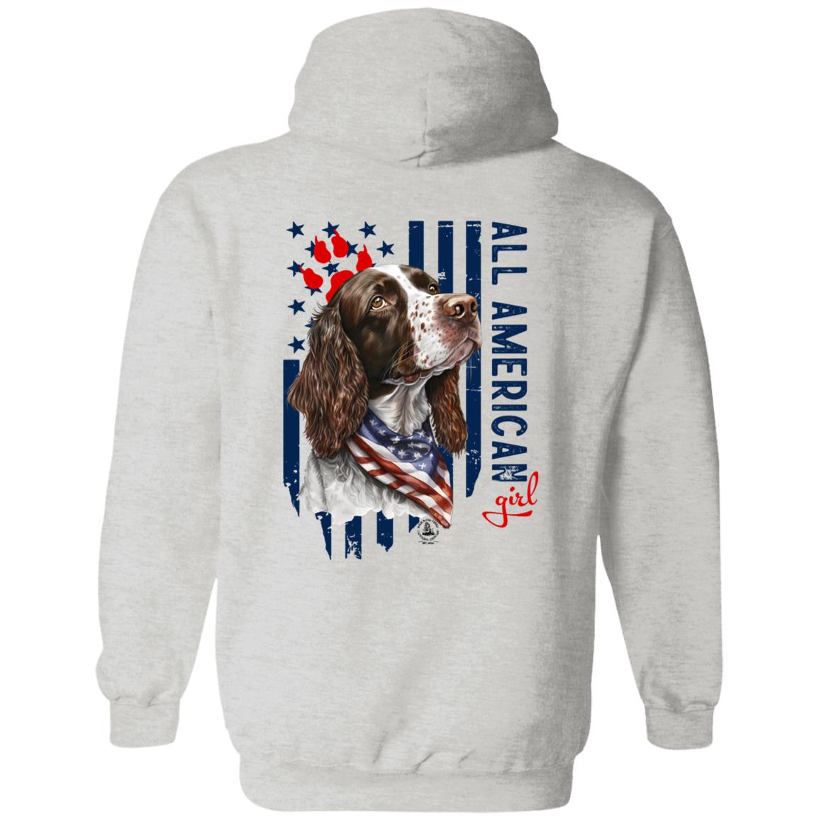 All American Girl Springer Spaniel Hoodie