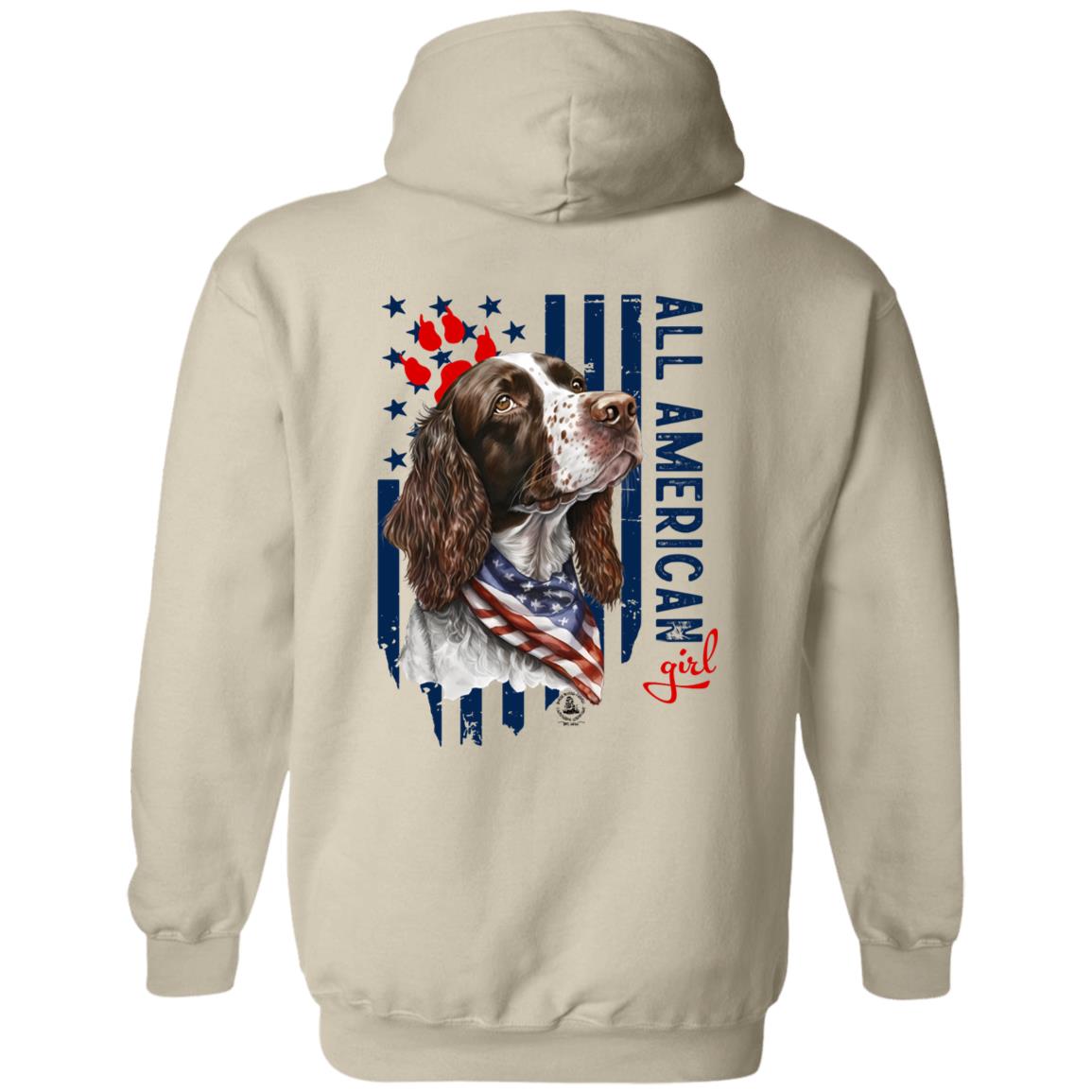 All American Girl Springer Spaniel Hoodie