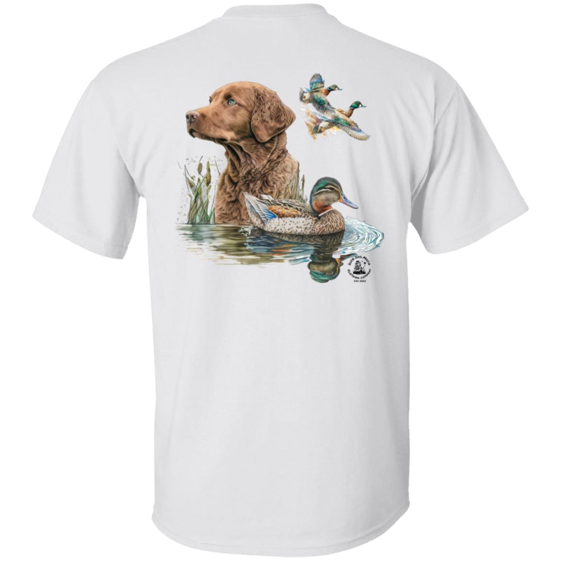 Chesapeake Bay Retriever and the Ducks