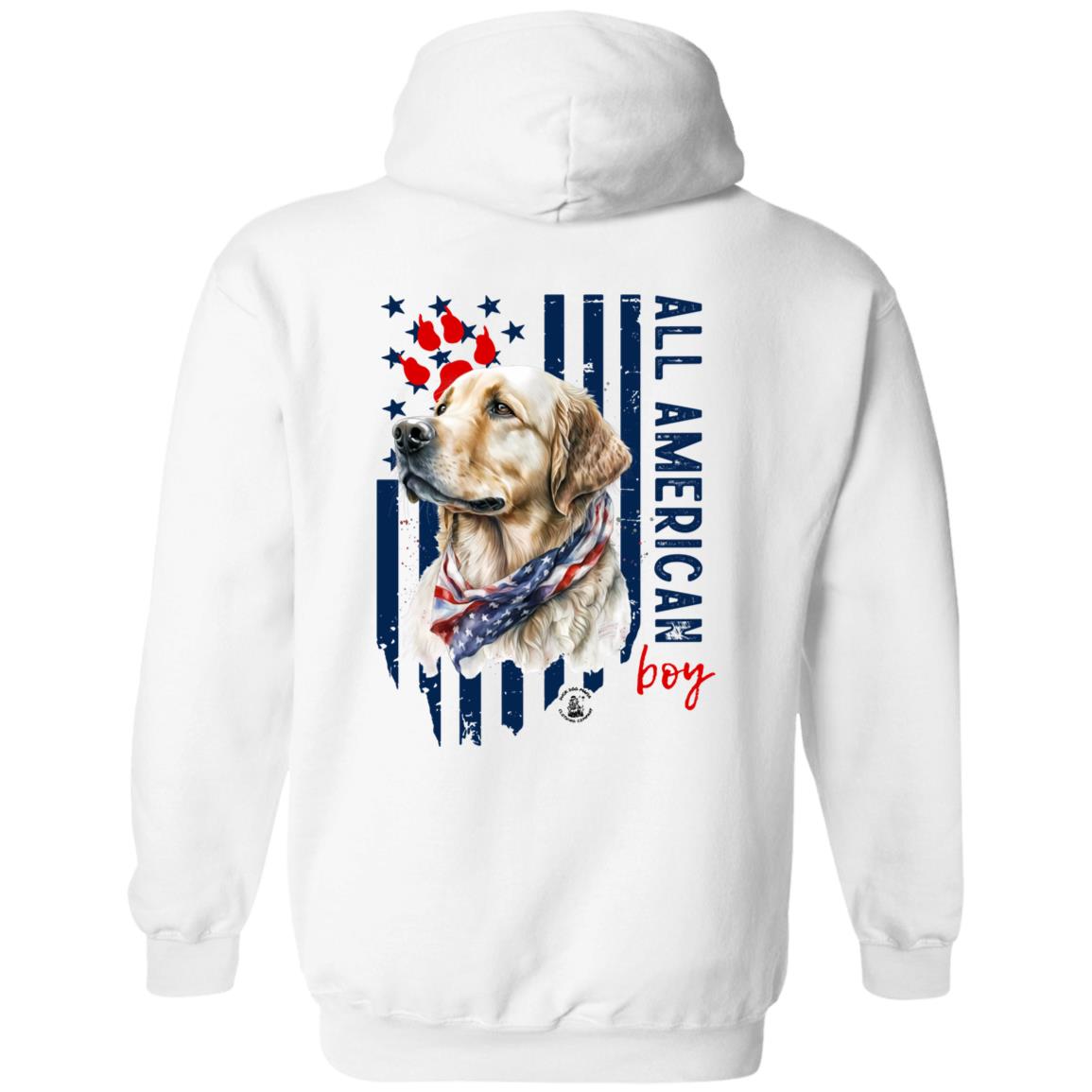 All American Boy Hoodie Yellow Lab