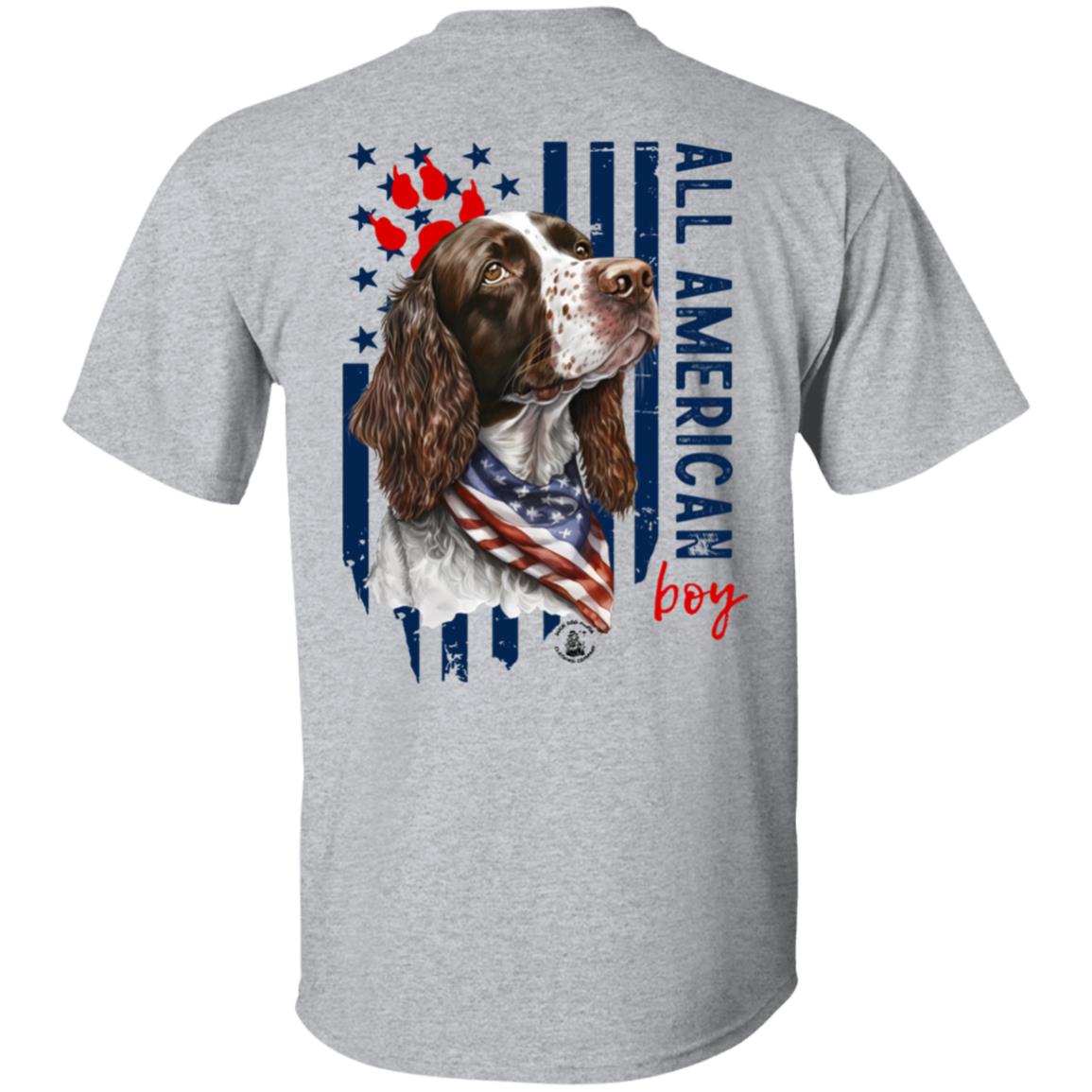 All American Boy Short Sleeve Springer Spaniel
