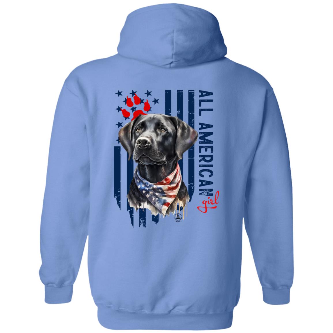 All American Girl Black Lab Hoodie