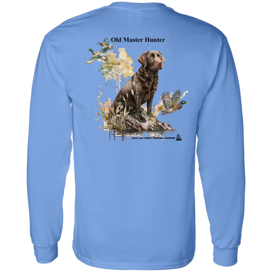 Old Master Hunter Chocolate Lab Long Sleeve T-Shirt