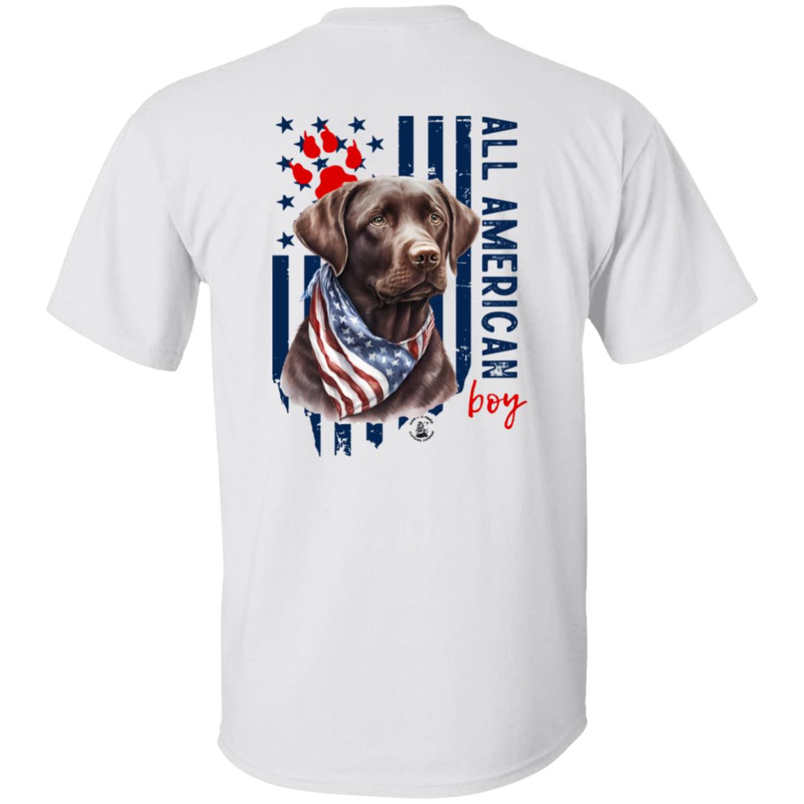 All American Boy Short Sleeve Chocolate Lab