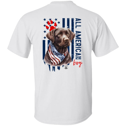 All American Boy Short Sleeve Chocolate Lab