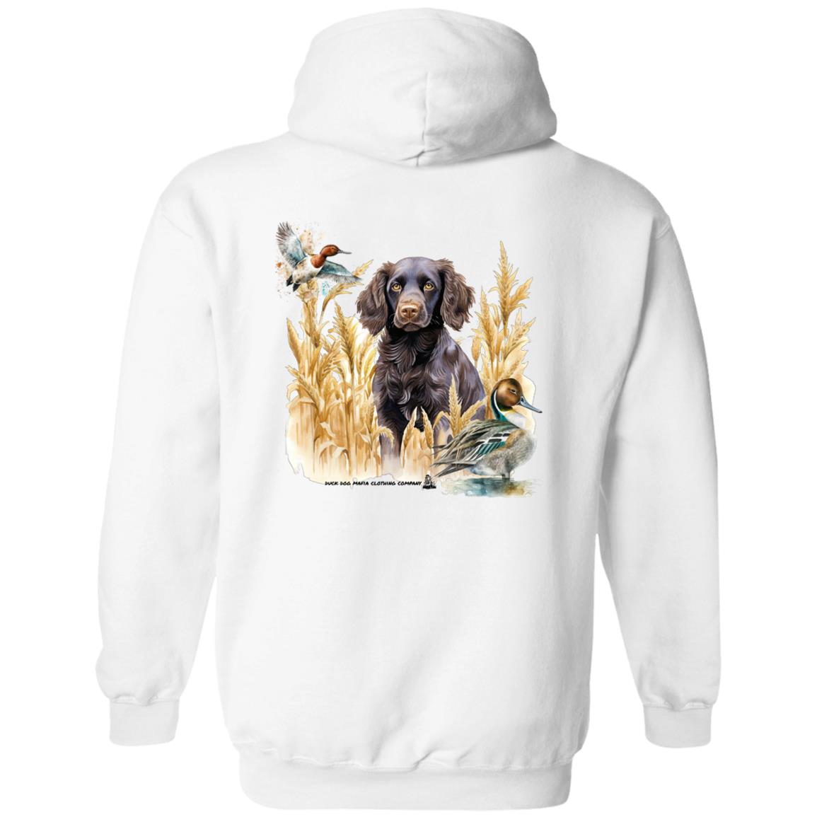 Boykin Spaniel and Pheasant
