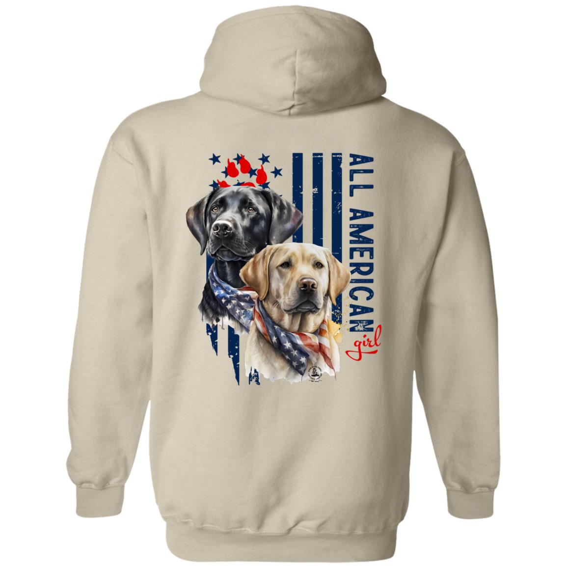 All American Girl Labrador Retrievers Hoodie