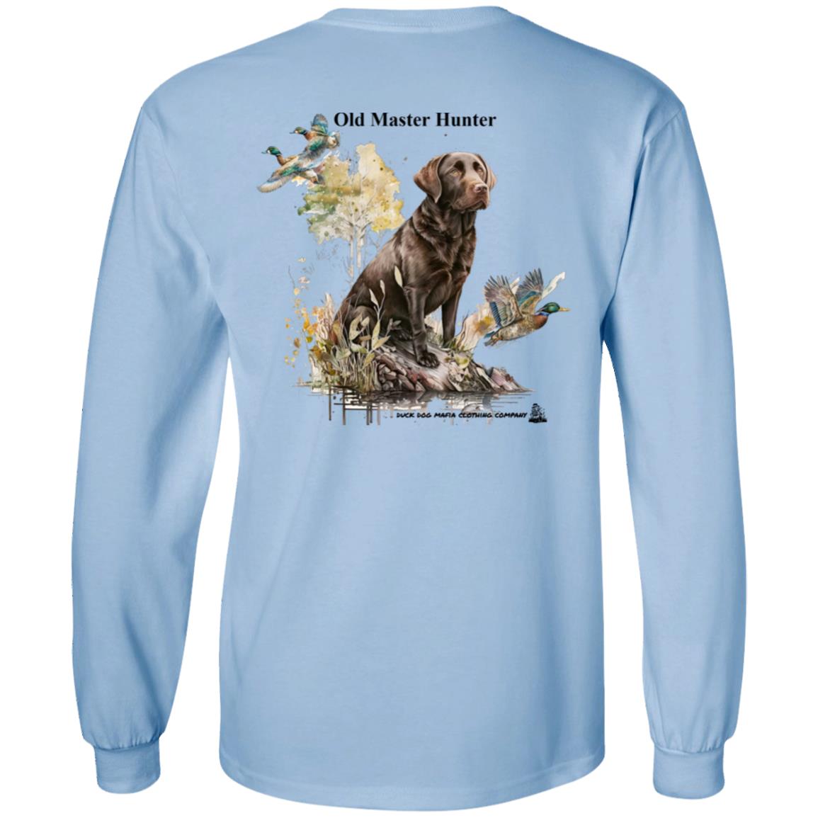Old Master Hunter Chocolate Lab Long Sleeve T-Shirt