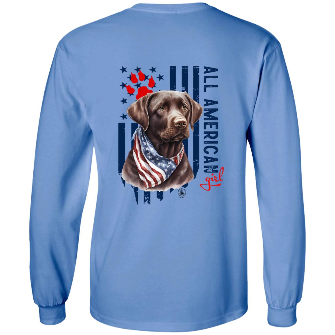 All American Girl Long Sleeve Chocolate Lab