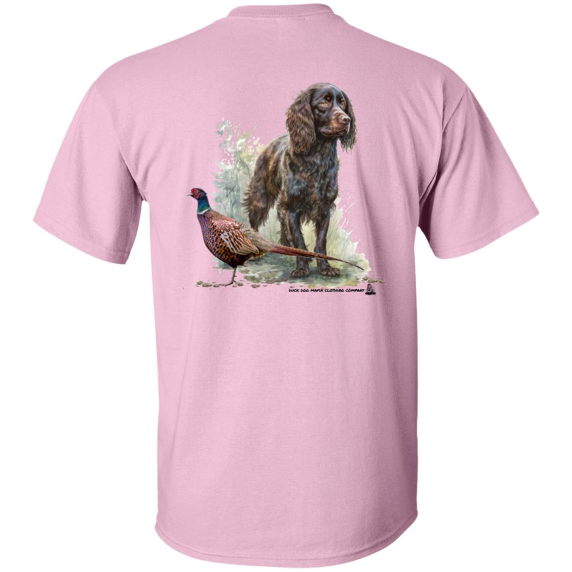 Boykin Spaniel and Pheasant