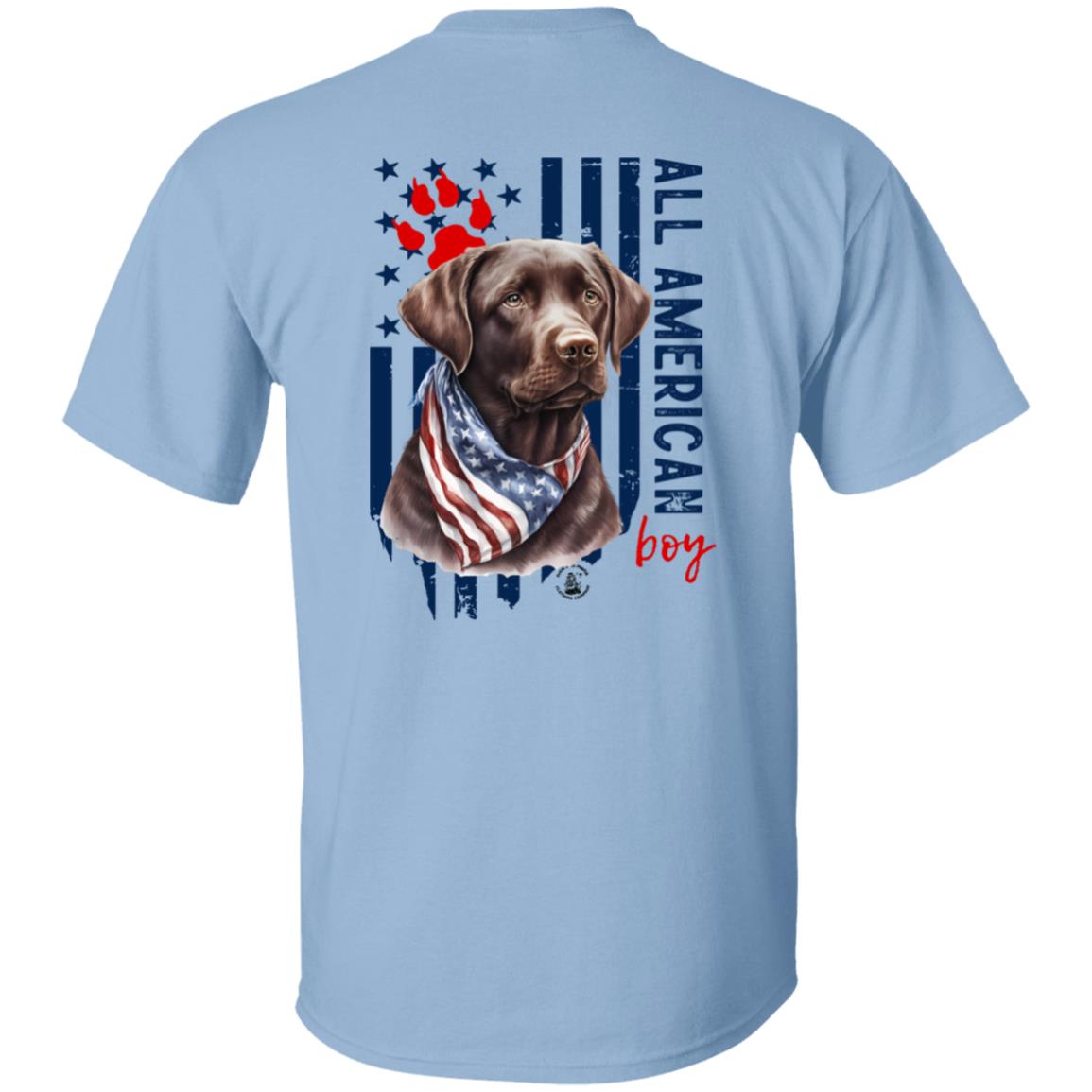 All American Boy Short Sleeve Chocolate Lab