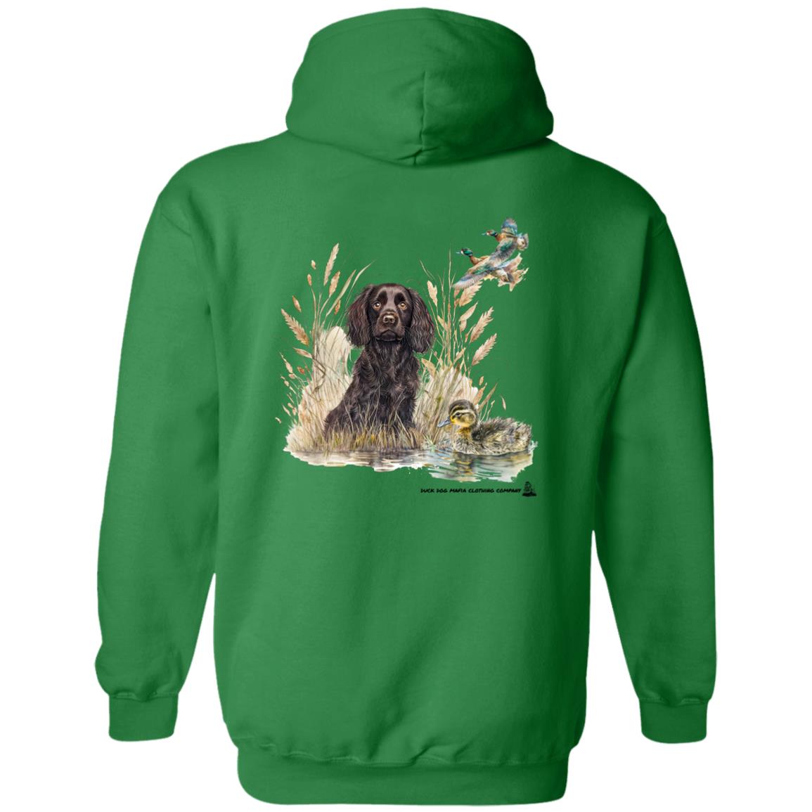 Boykin Spaniel Puppy and Baby Duck