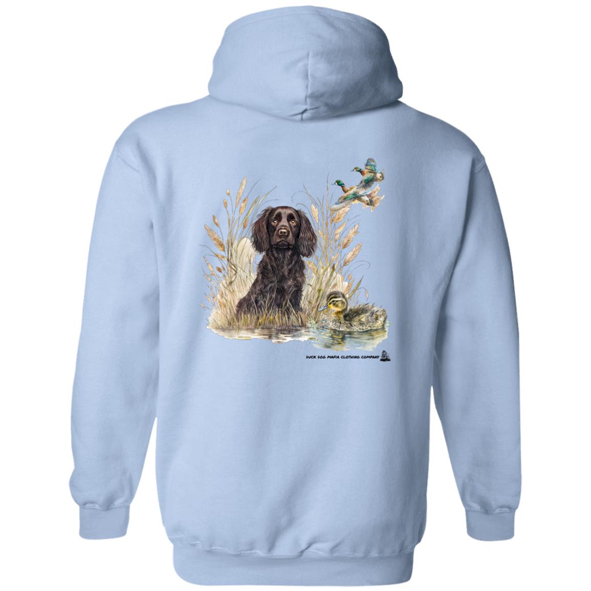 Boykin Spaniel Puppy and Baby Duck