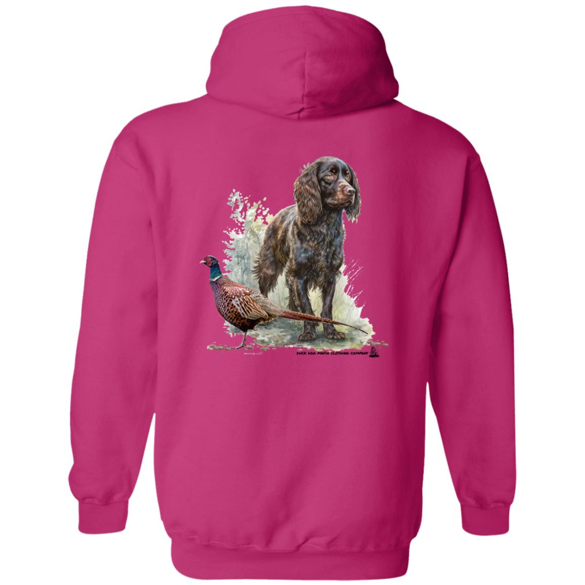Boykin Spaniel and Pheasant