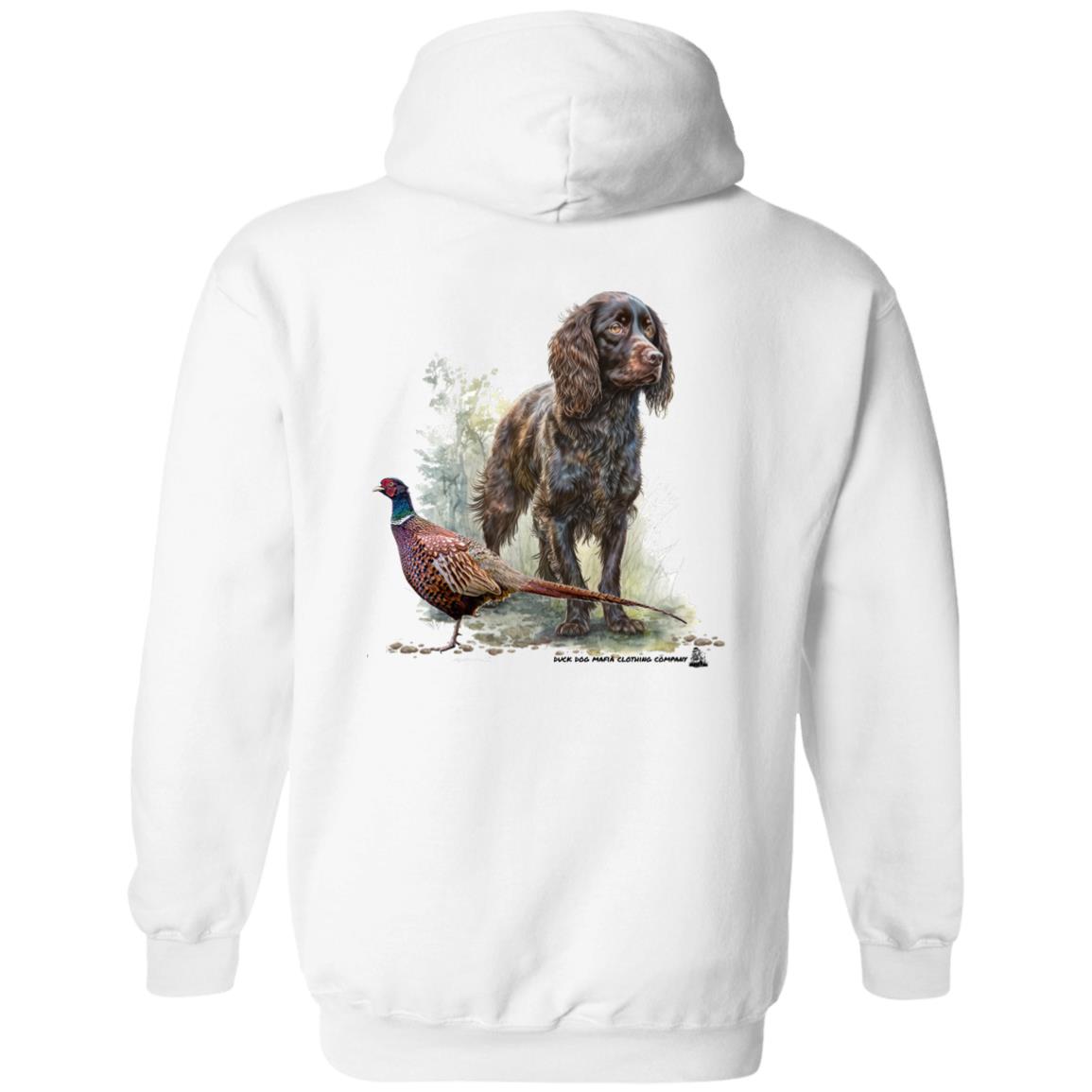 Boykin Spaniel and Pheasant
