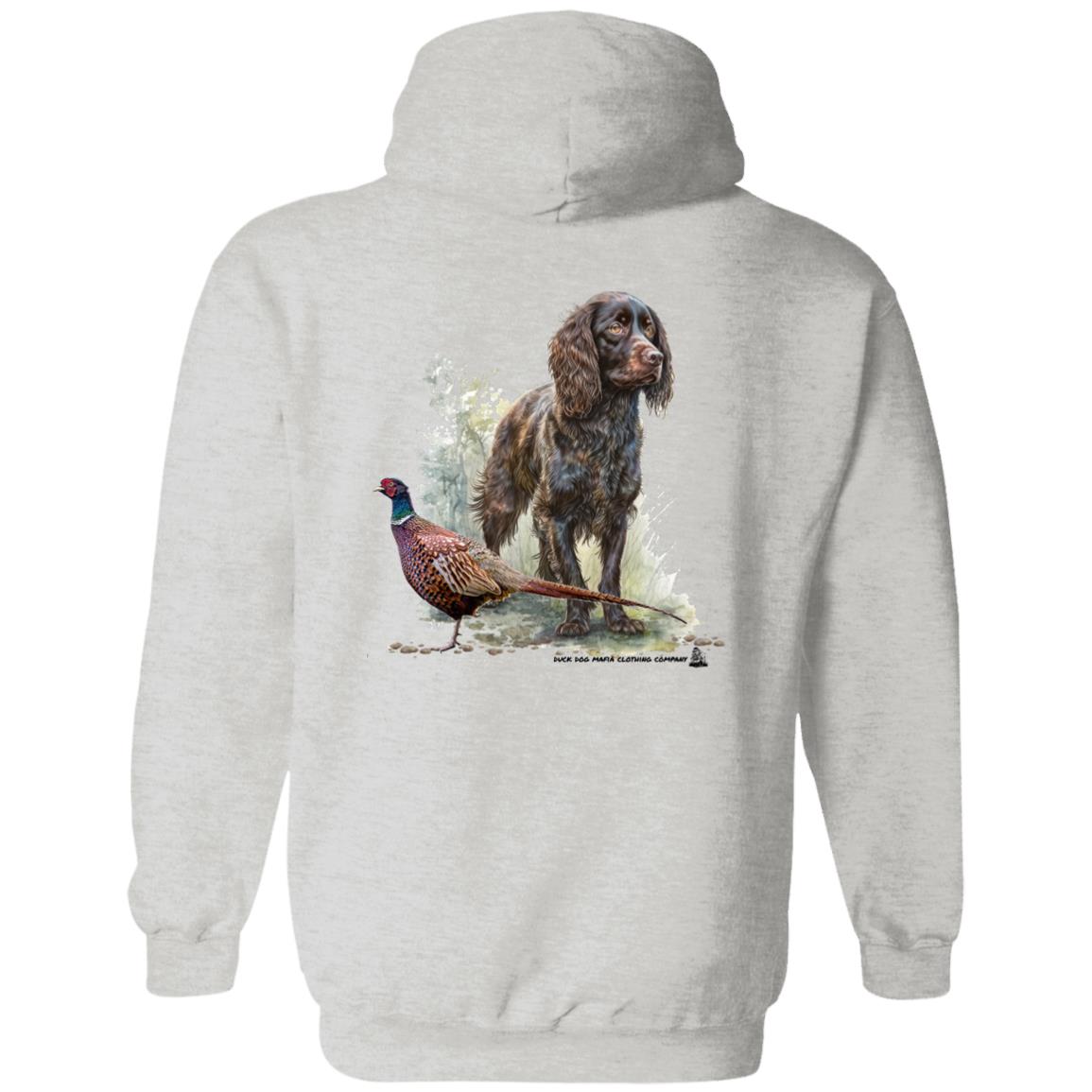 Boykin Spaniel and Pheasant