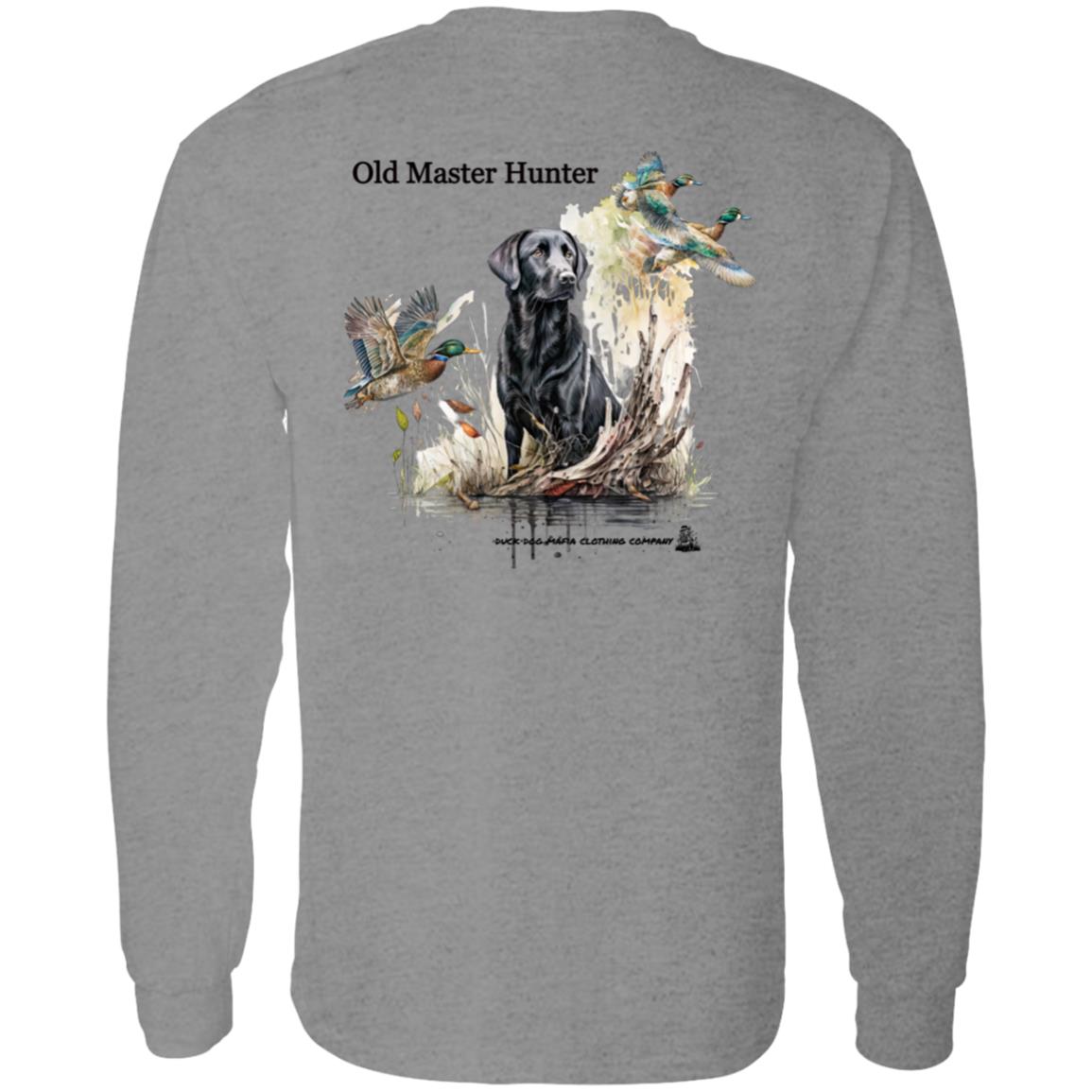 Old Master Hunter Black Lab Long Sleeve T-Shirt