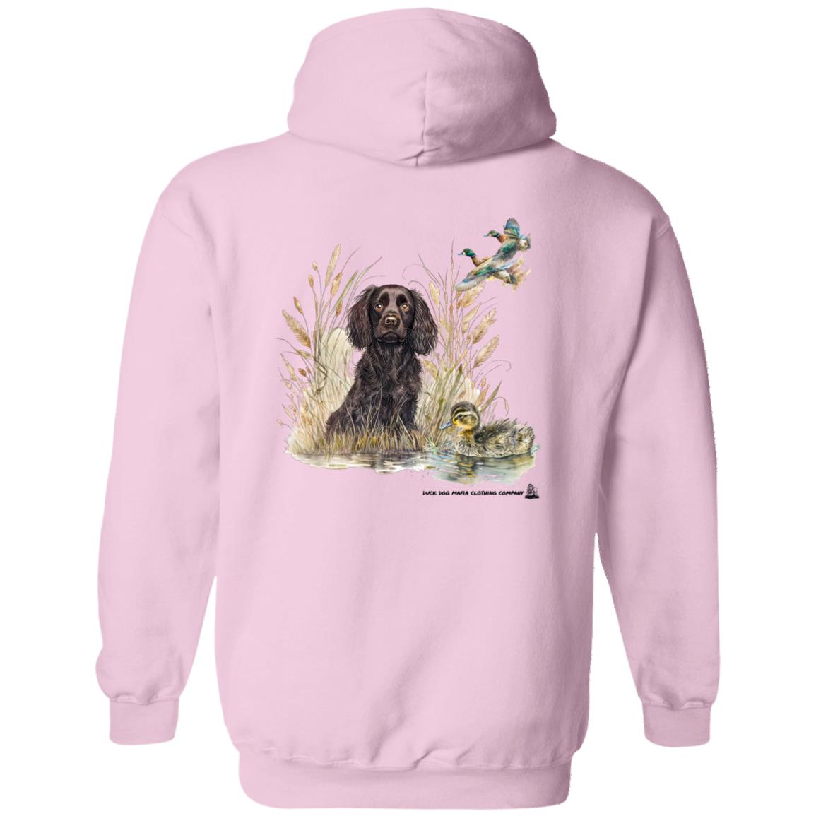 Boykin Spaniel Puppy and Baby Duck