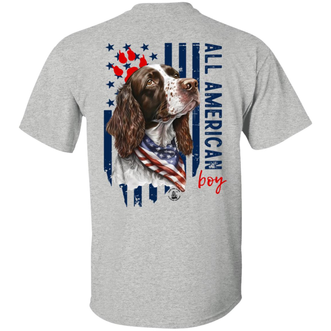 All American Boy Short Sleeve Springer Spaniel
