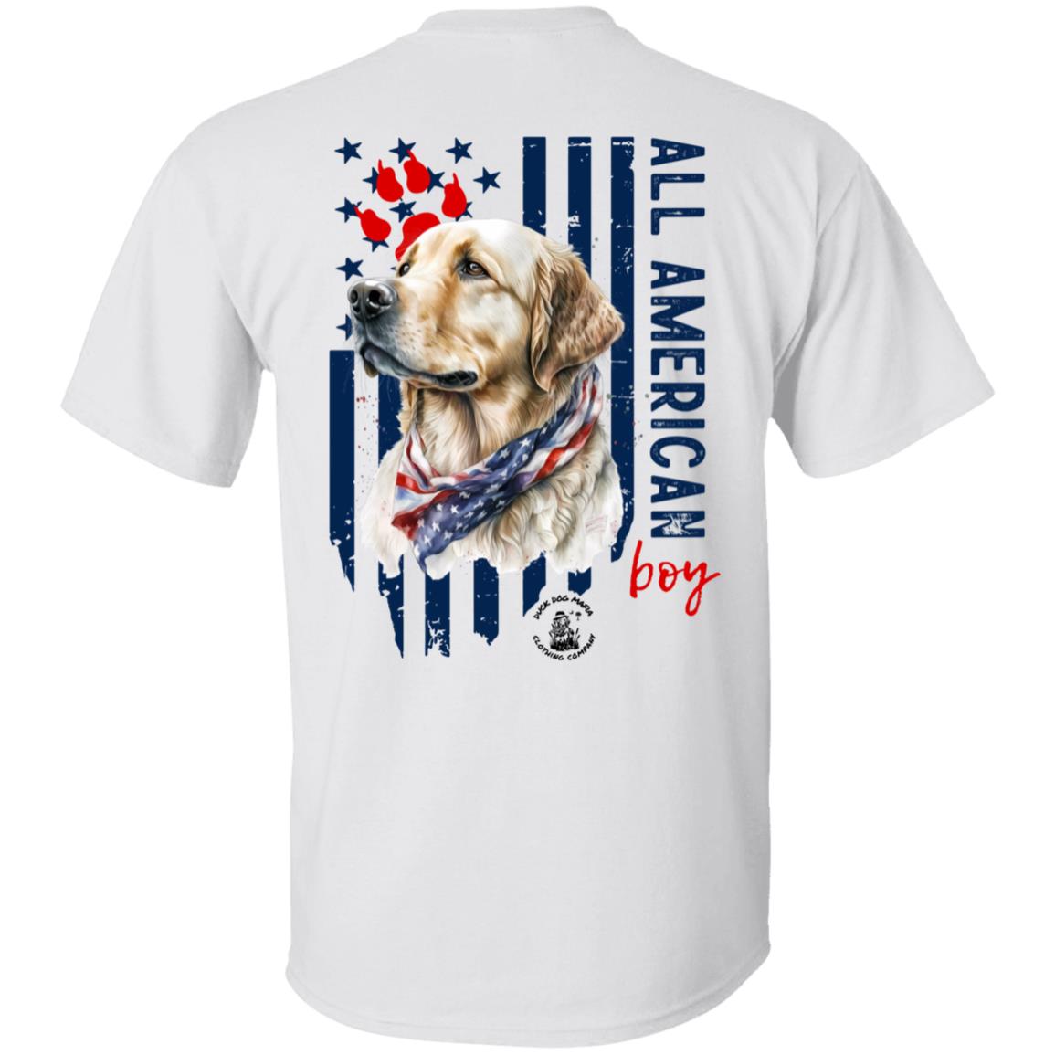 All American Boy Yellow Lab Short Sleeve