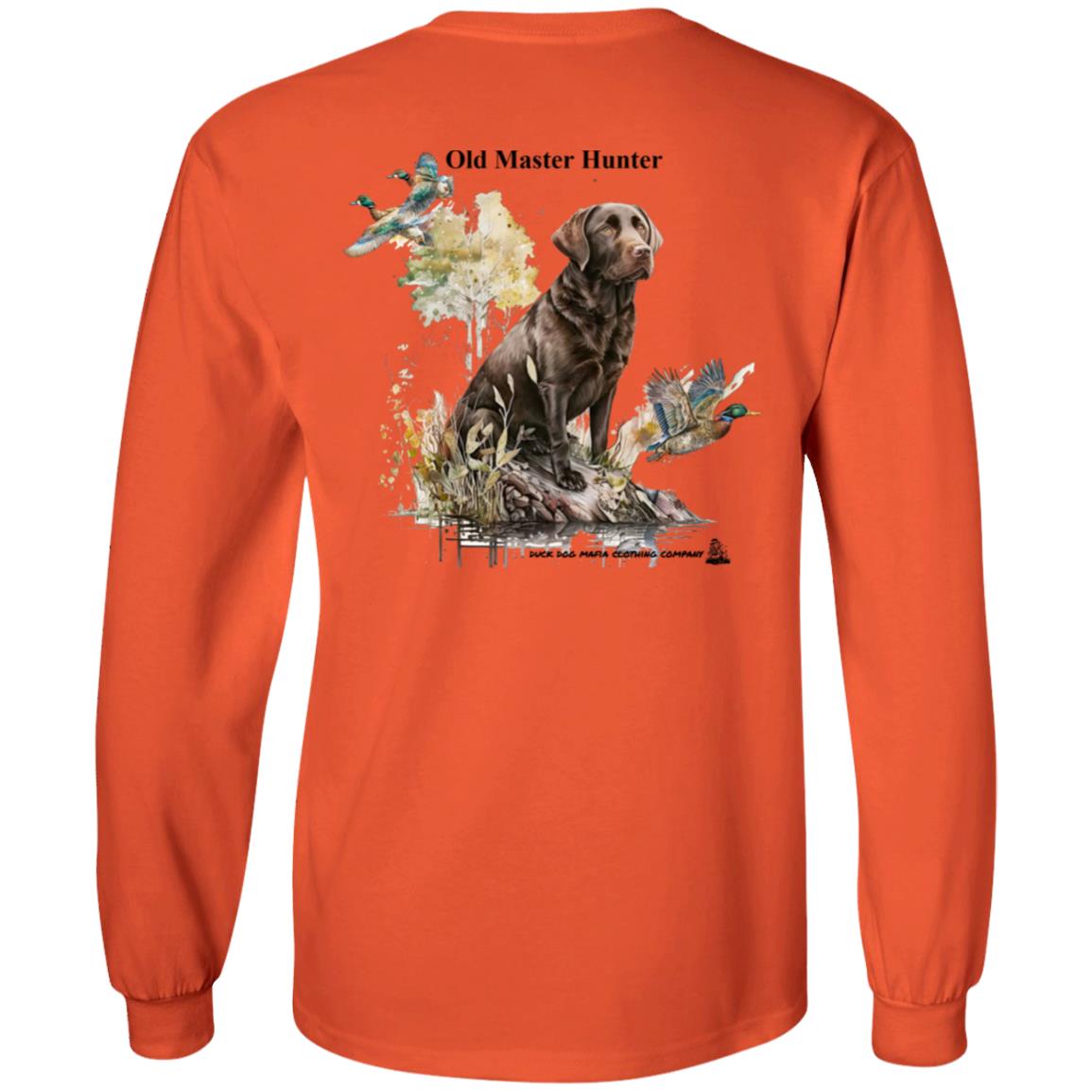 Old Master Hunter Chocolate Lab Long Sleeve T-Shirt