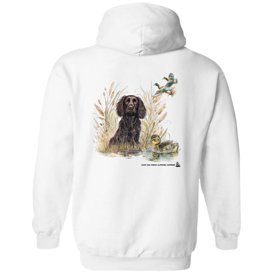 Boykin Spaniel Puppy and Baby Duck