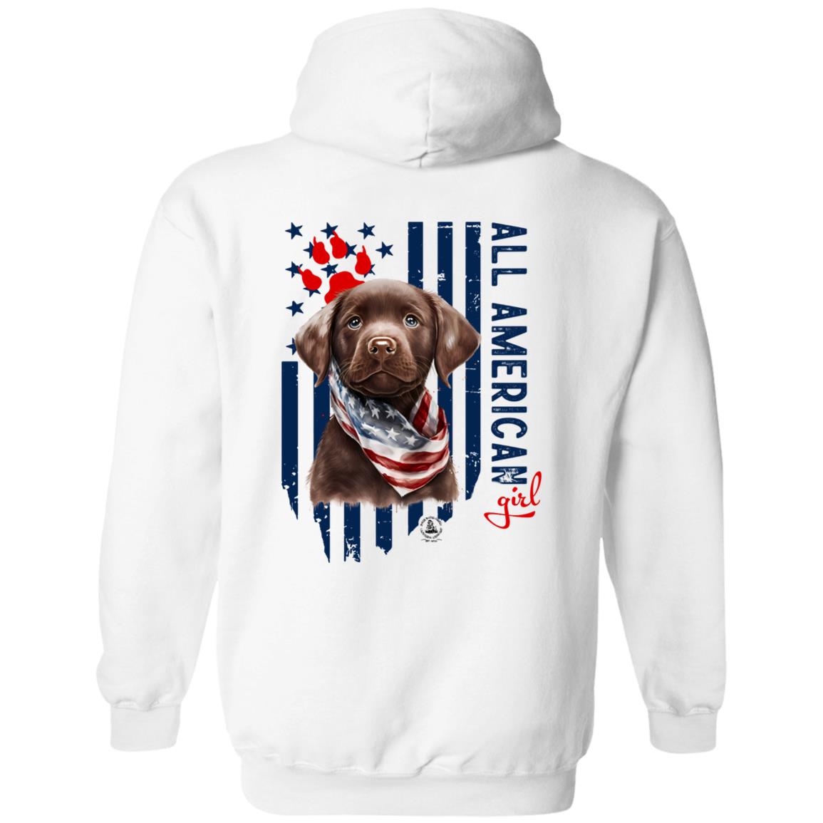 All American Girl Chocolate Puppy Hoodie