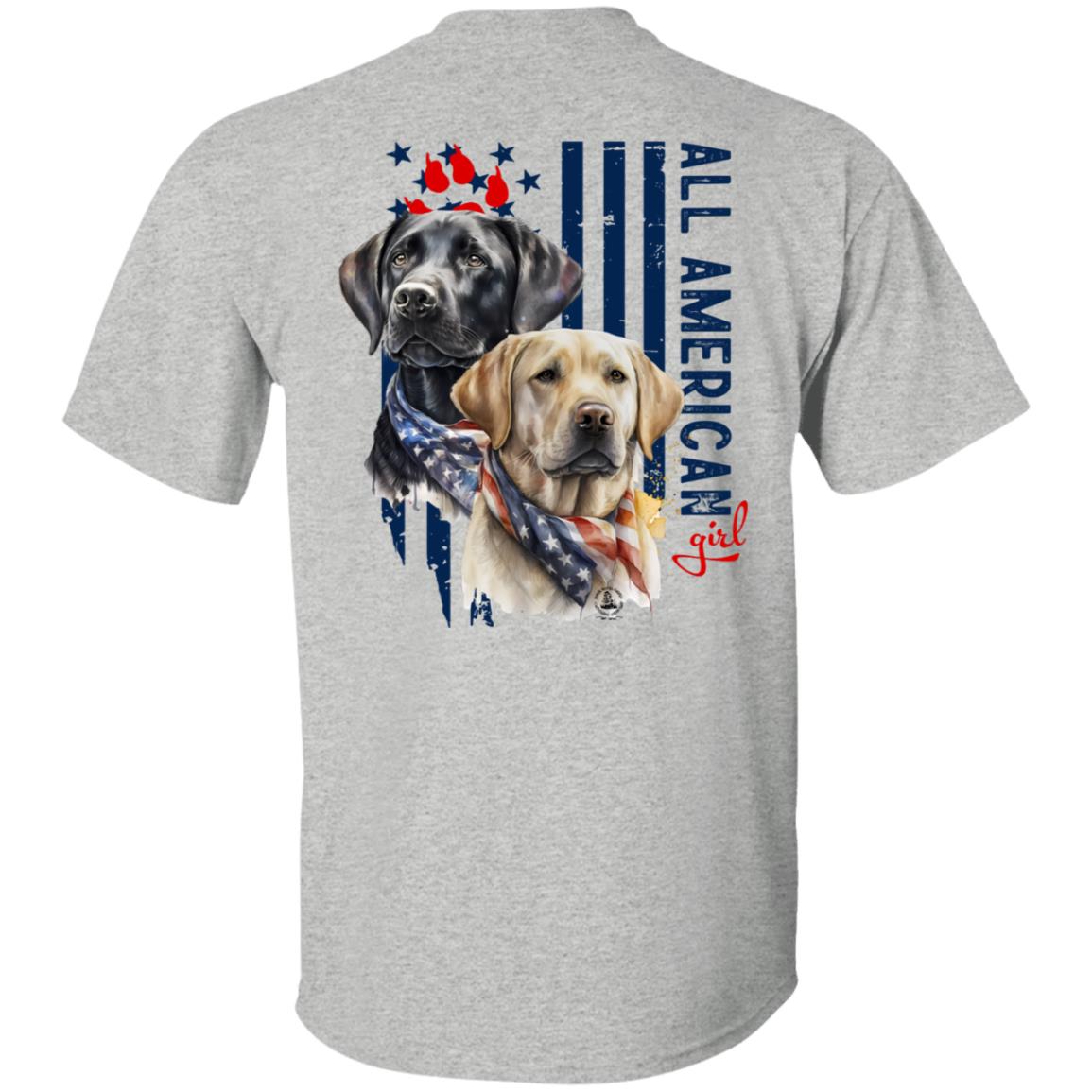 All American Girl Short Sleeve Labrador Retrievers